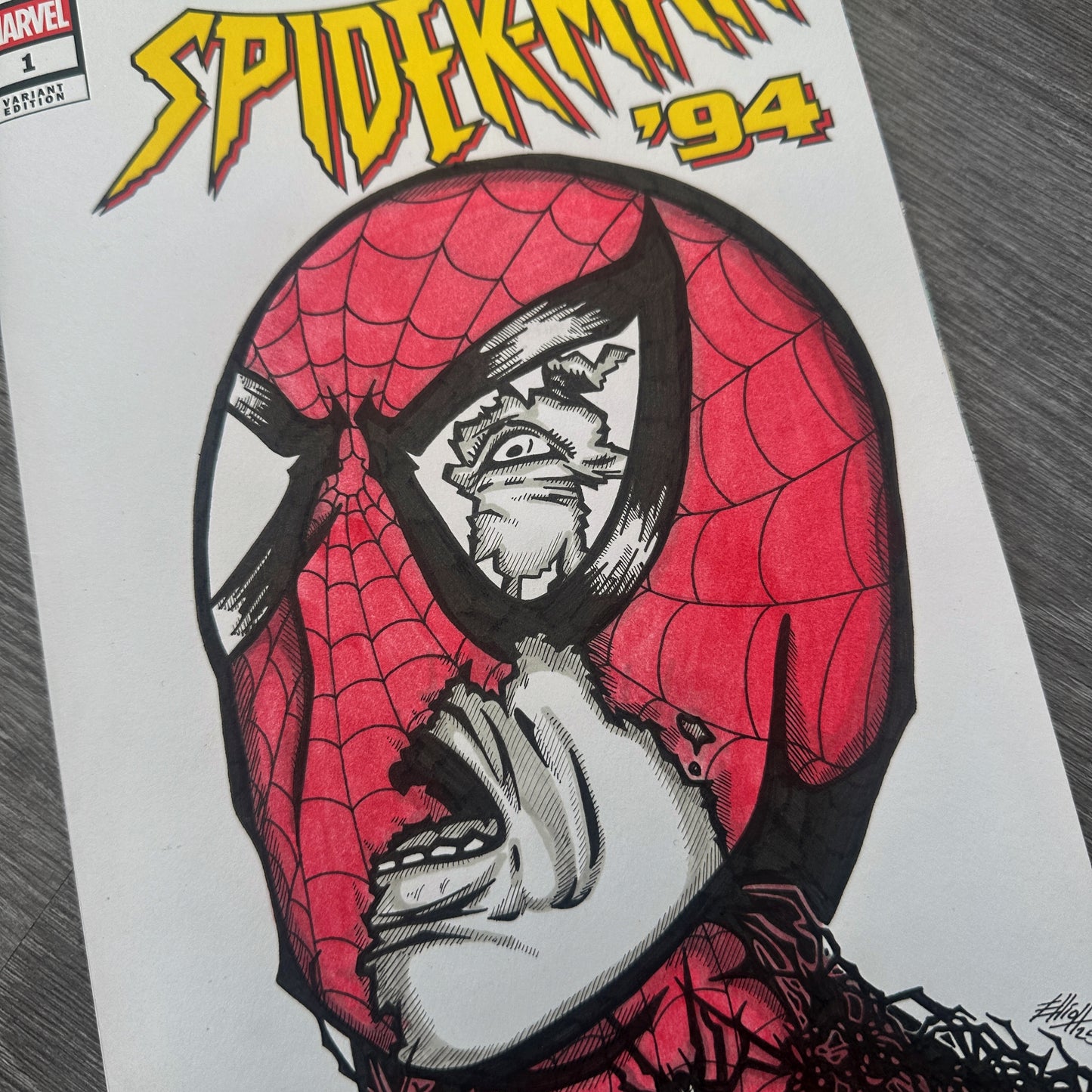 SPIDER-MAN ‘94 SKETCH COVER