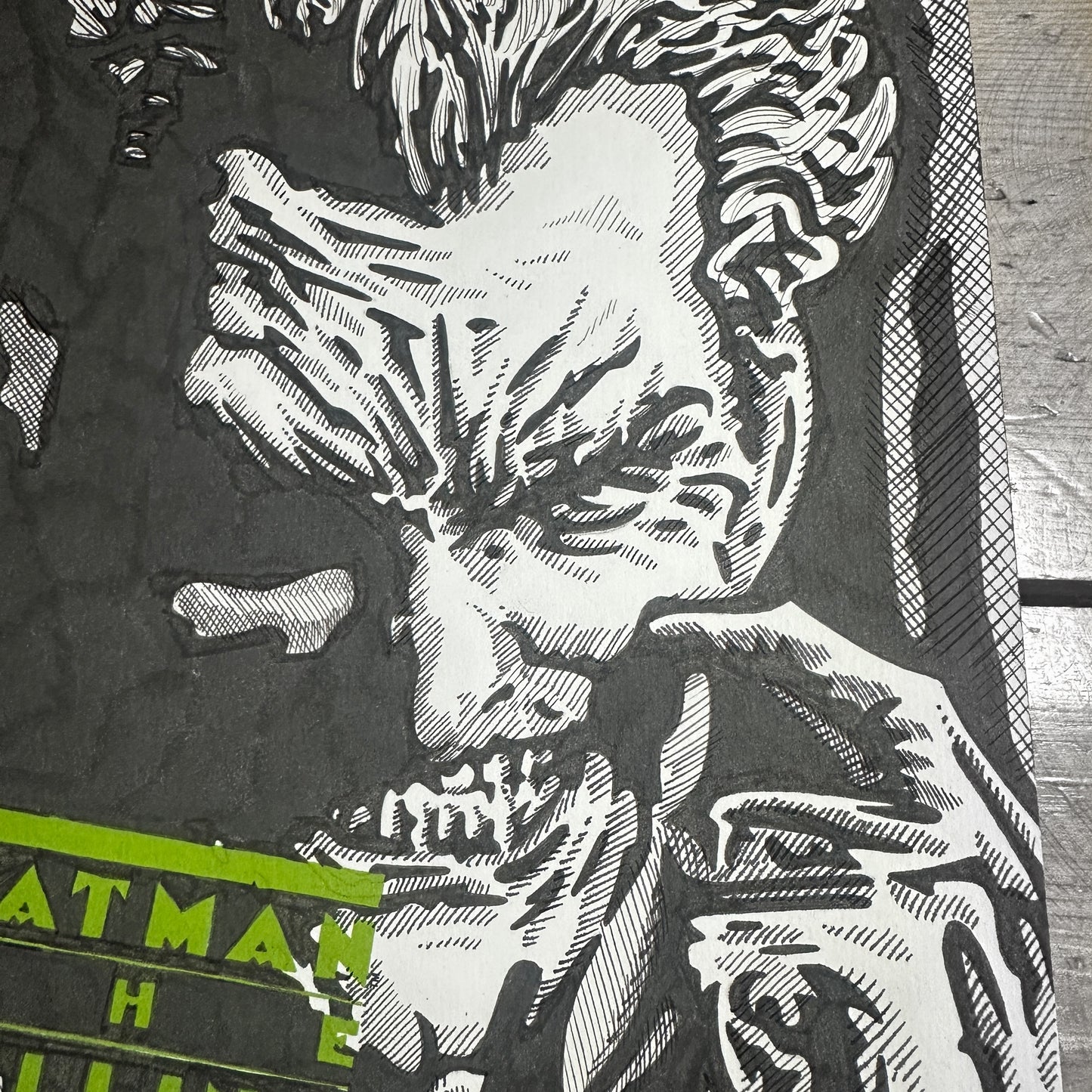 JOKER KILLING JOKE SKETCH COVER