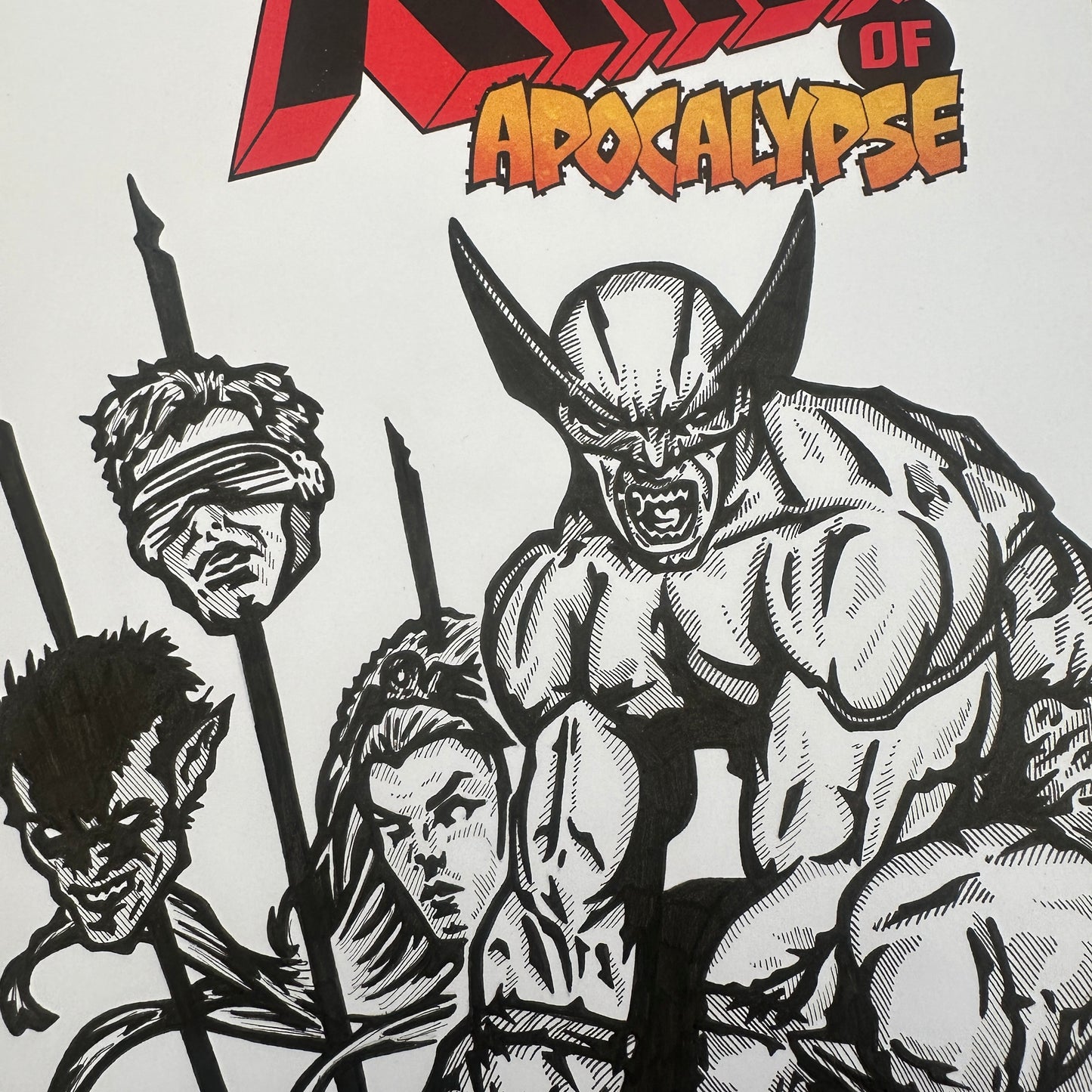 SAVAGE WOLVERINE SKETCH COVER