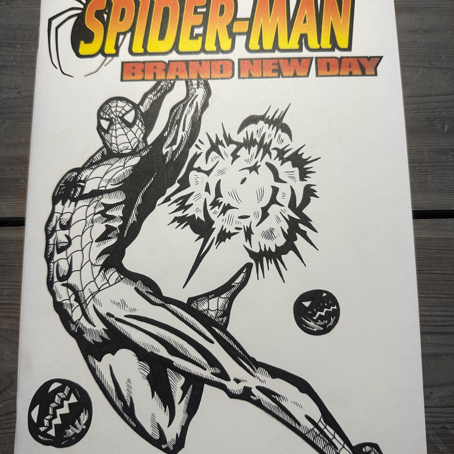 SPIDER-MAN SKETCH COVER
