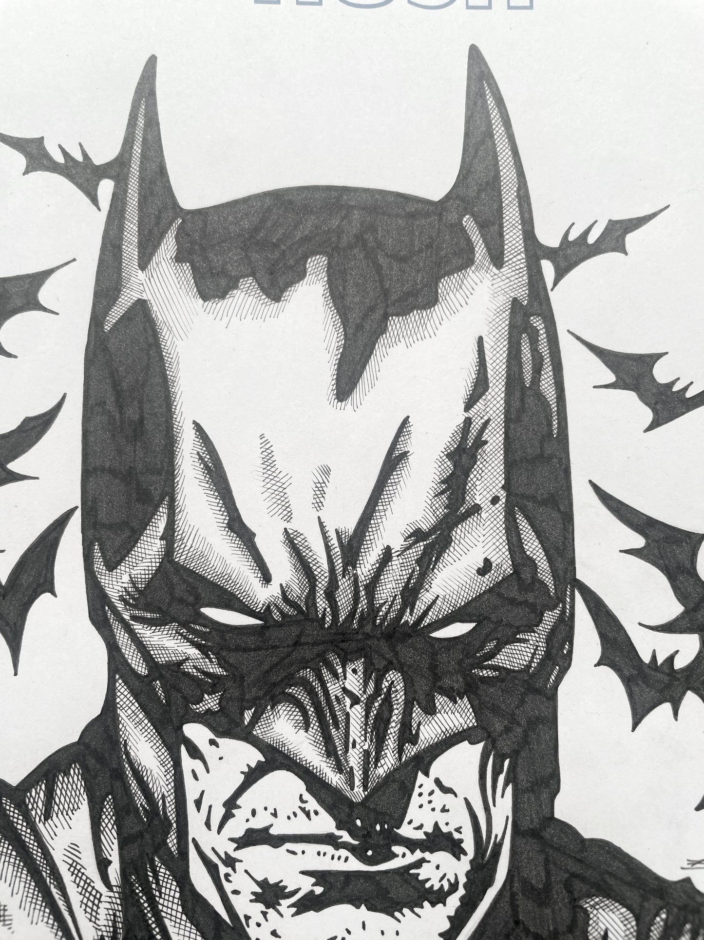 BATMAN HUSH 2 SKETCH COVER