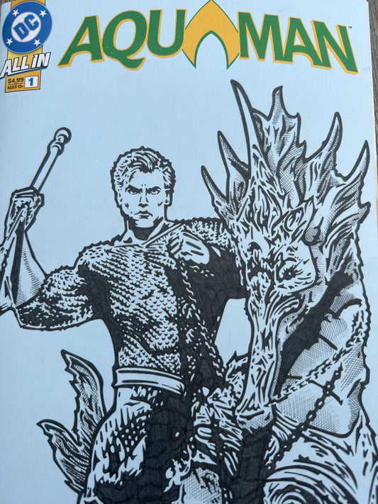 AQUAMAN #1 SKETCH COVER