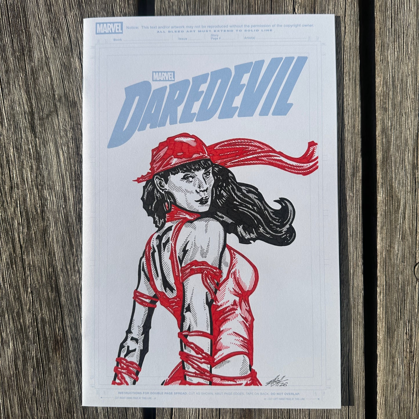 ELEKTRA SKETCH COVER