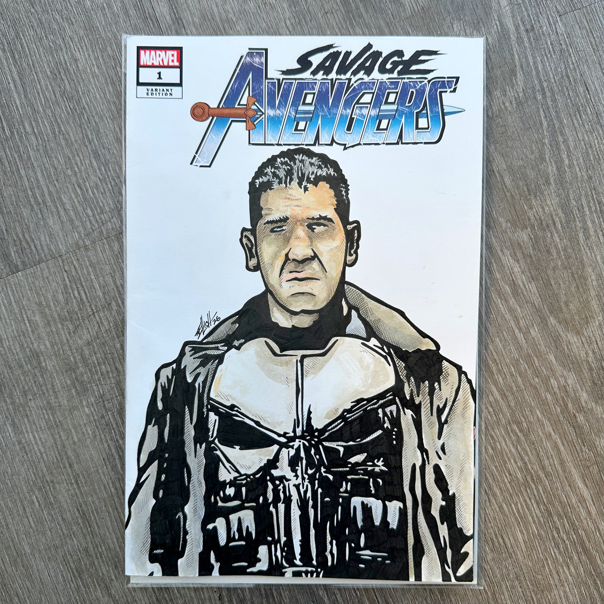 PUNISHER SKETCH COVER