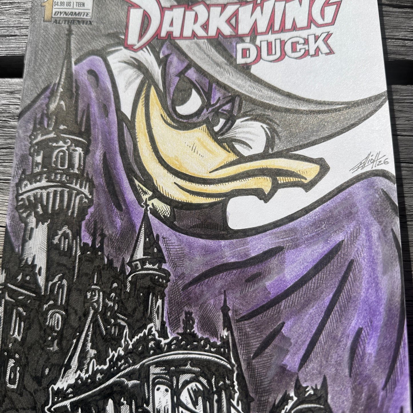 DARKWING DUCK SKETCH COVER