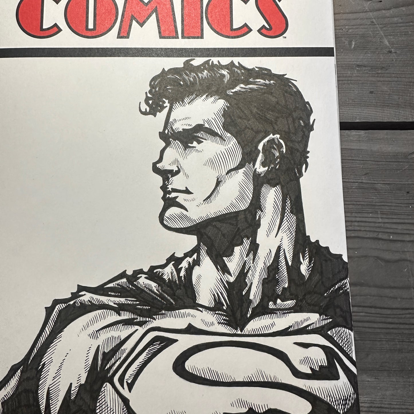 SUPERMAN SKETCH COVER
