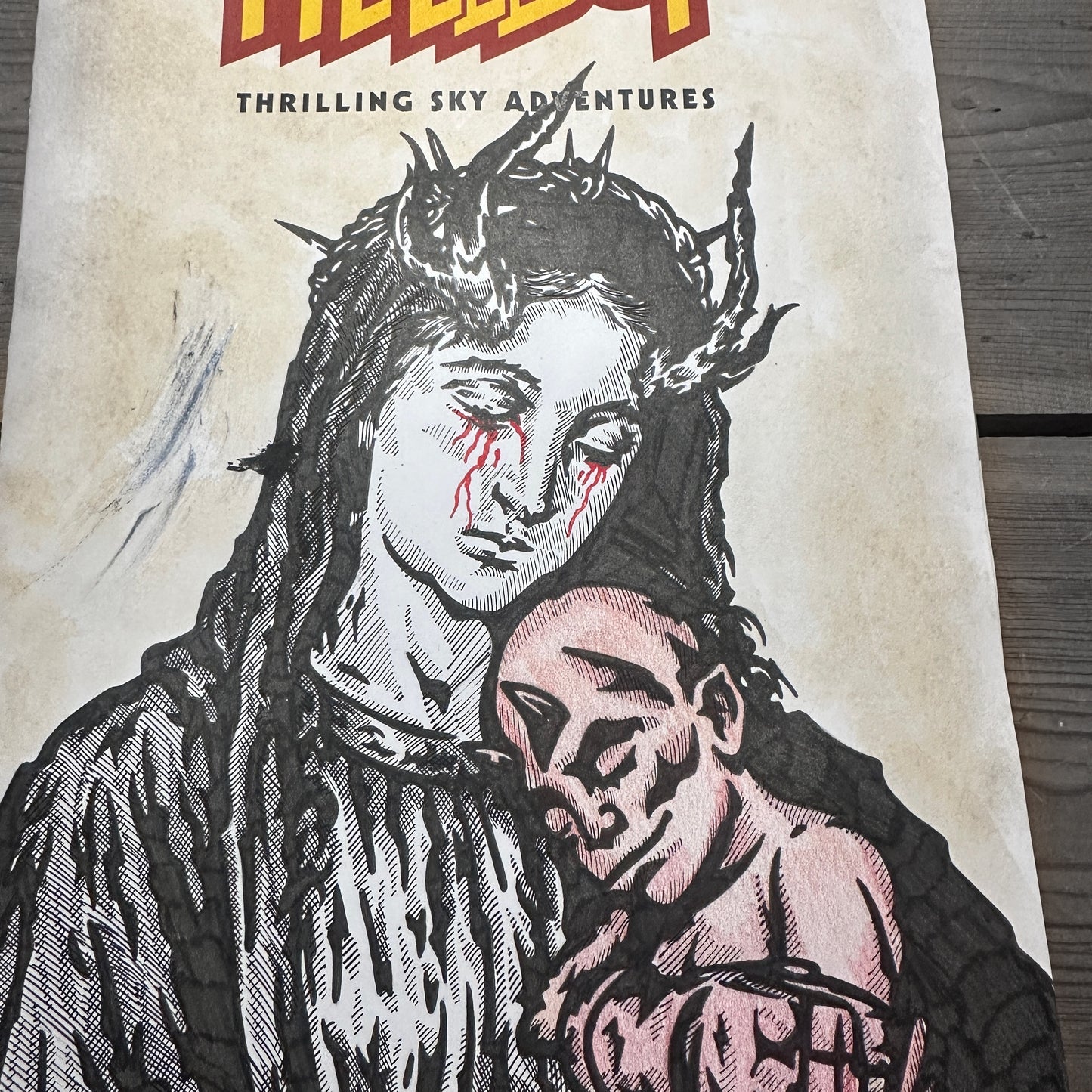 HELLBOY SKETCH COVER