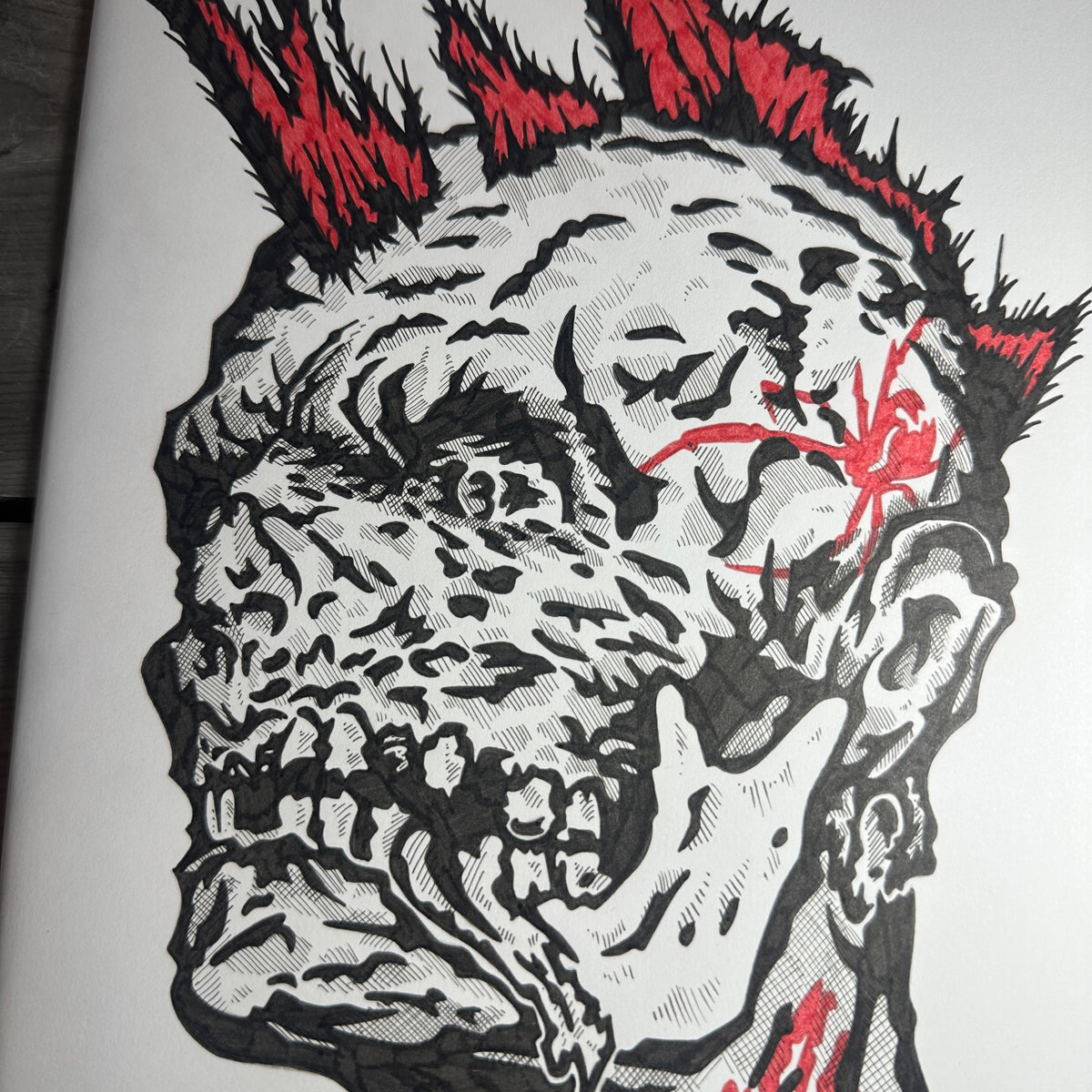 PUNK ZOMBIE SKETCH COVER