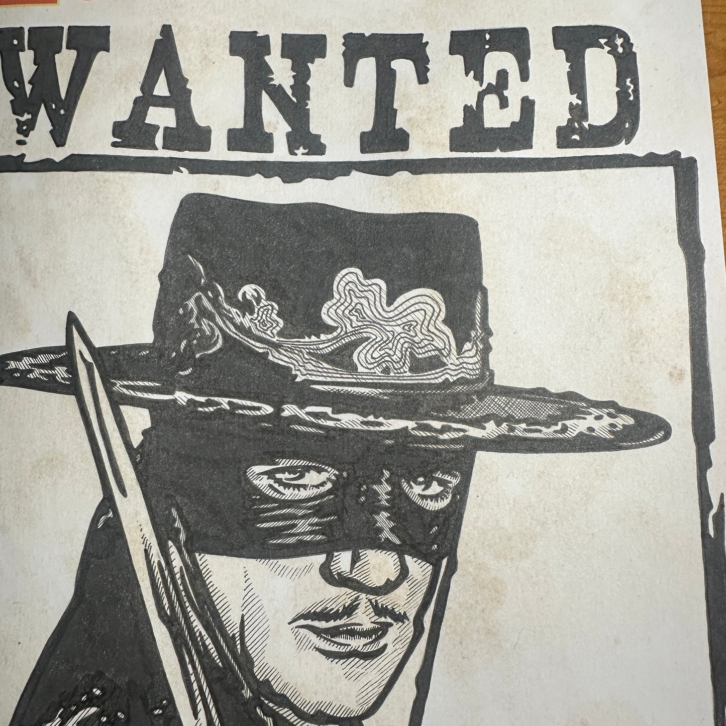ZORRO SKETCH COVER