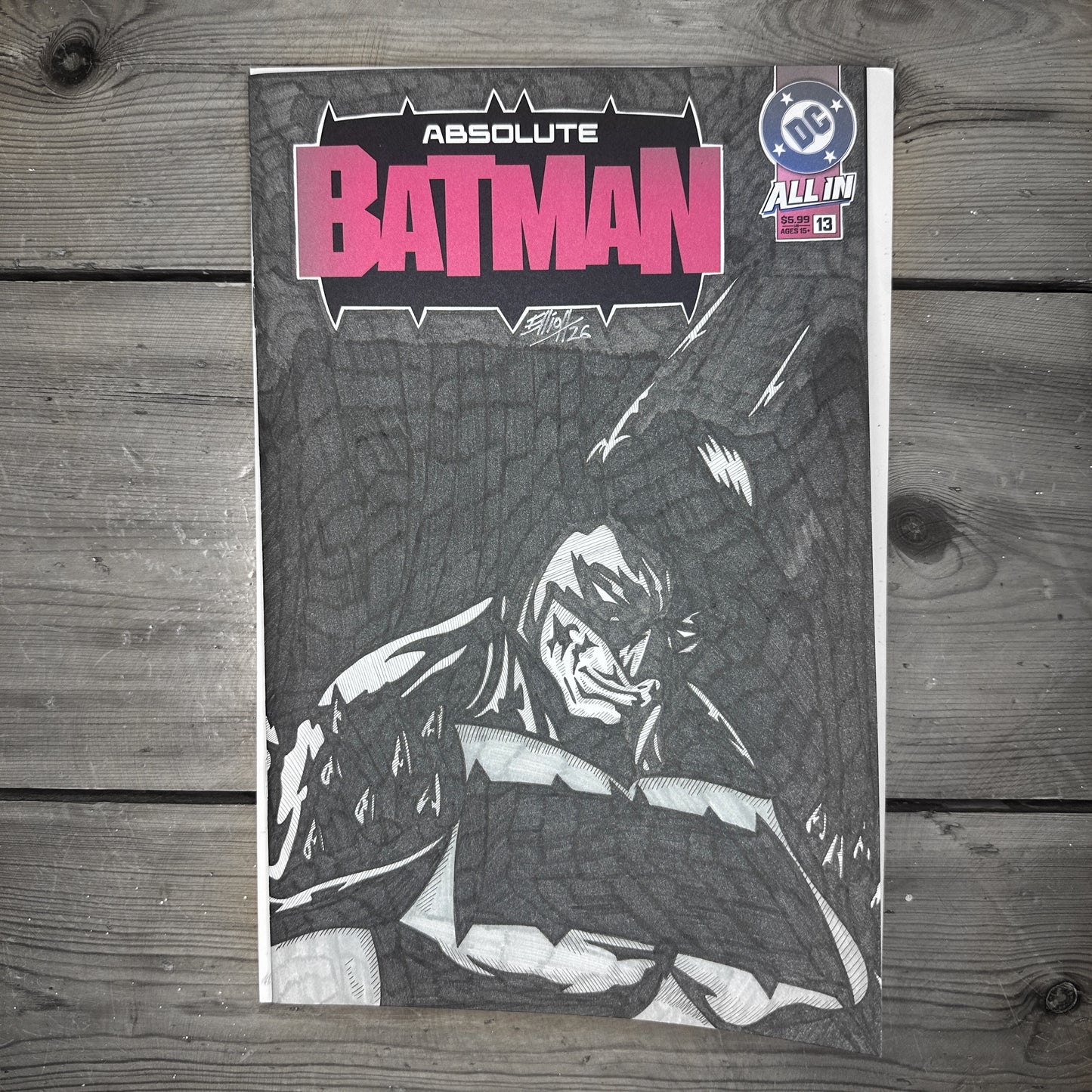 ABSOLUTE BATMAN SKETCH COVER