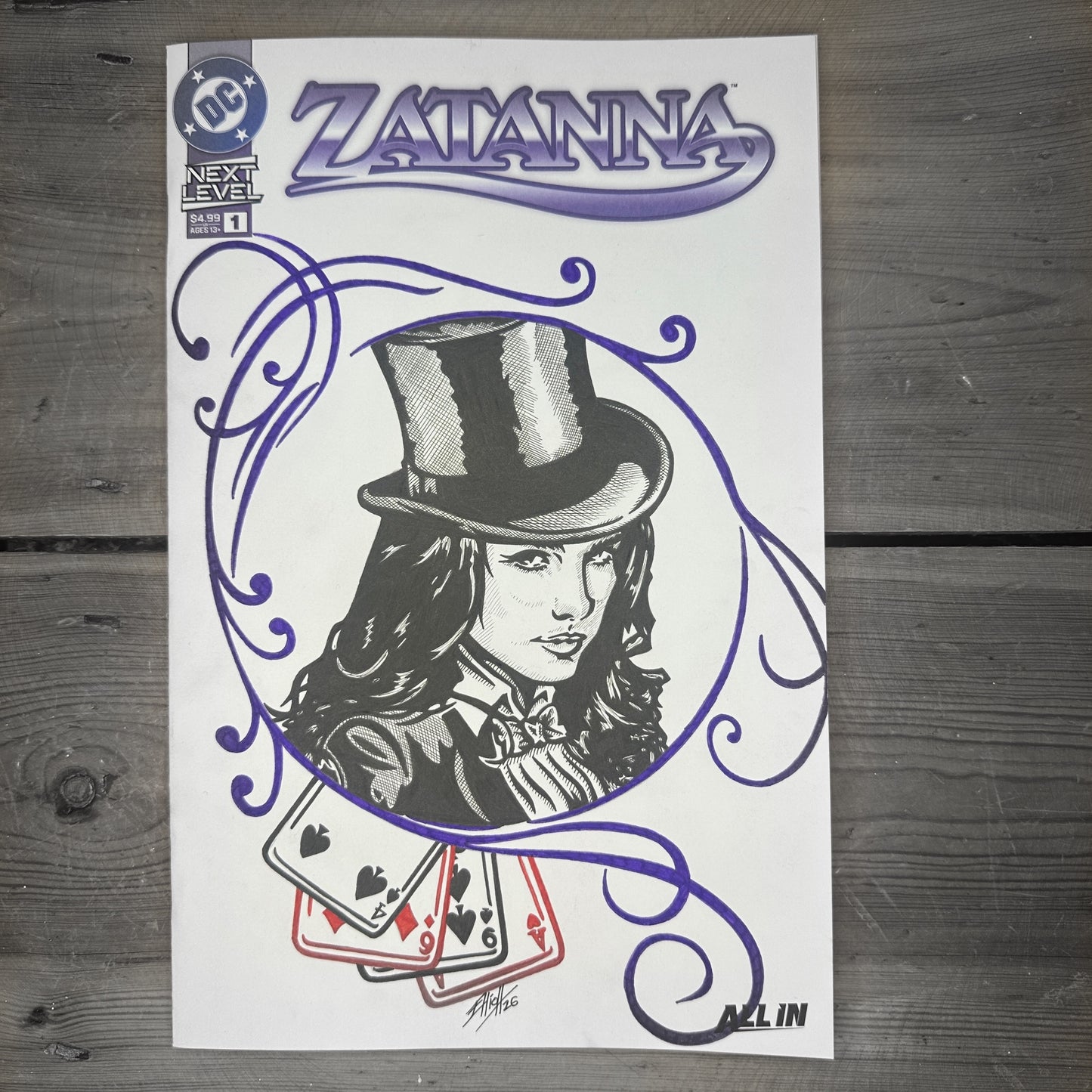 ZATANNA SKETCH COVER