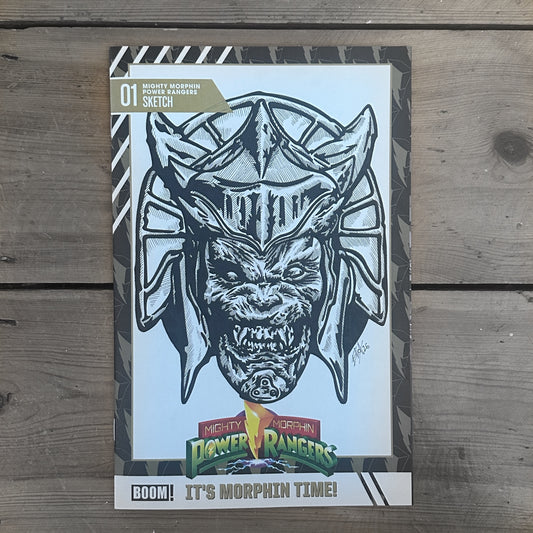 GOLDAR POWER RANGER SKETCH COVER