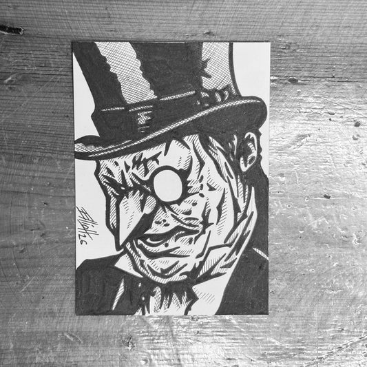 THE PENGUIN SKETCH CARD