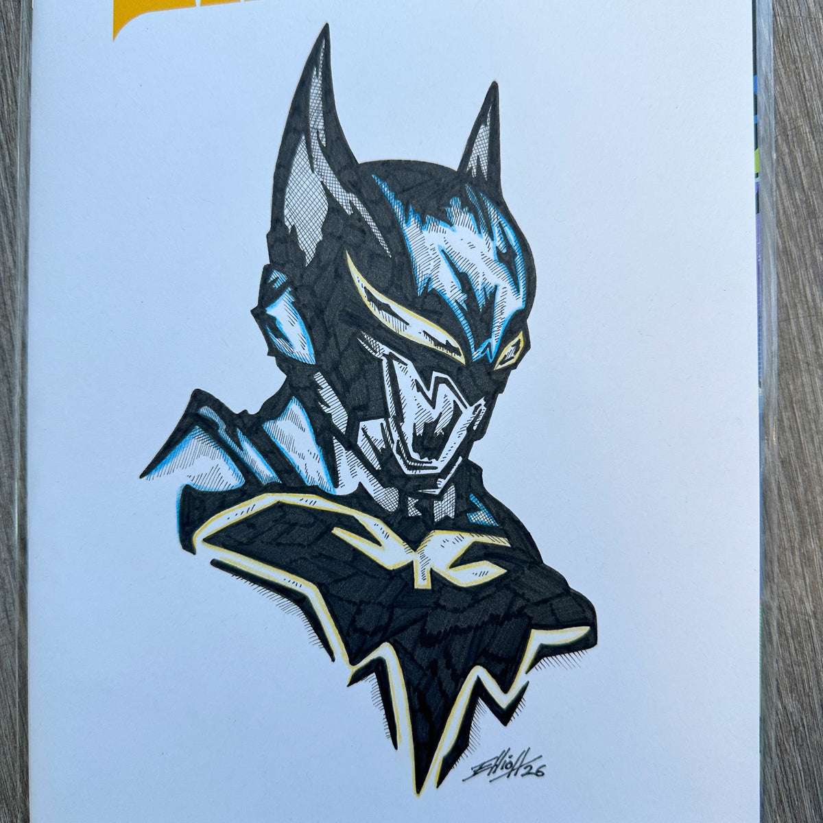 IMMORTAL LEGEND BATMAN SKETCH COVER 2