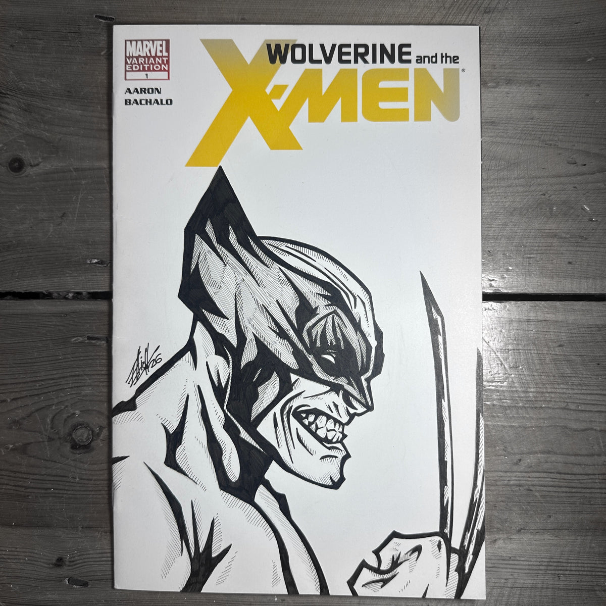 WOLVERINE (SIDE) SKETCH COVER