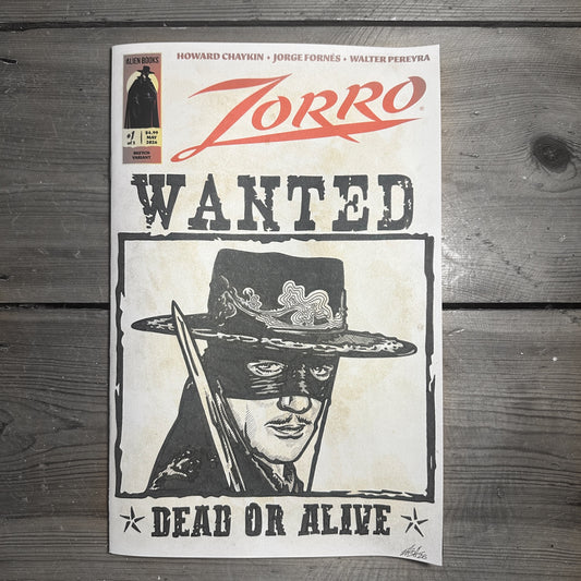 ZORRO SKETCH COVER