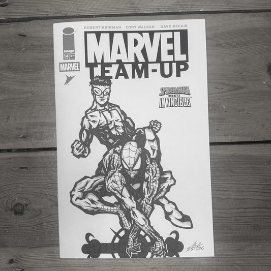 MARVEL TEAM UP SKETCH COVER