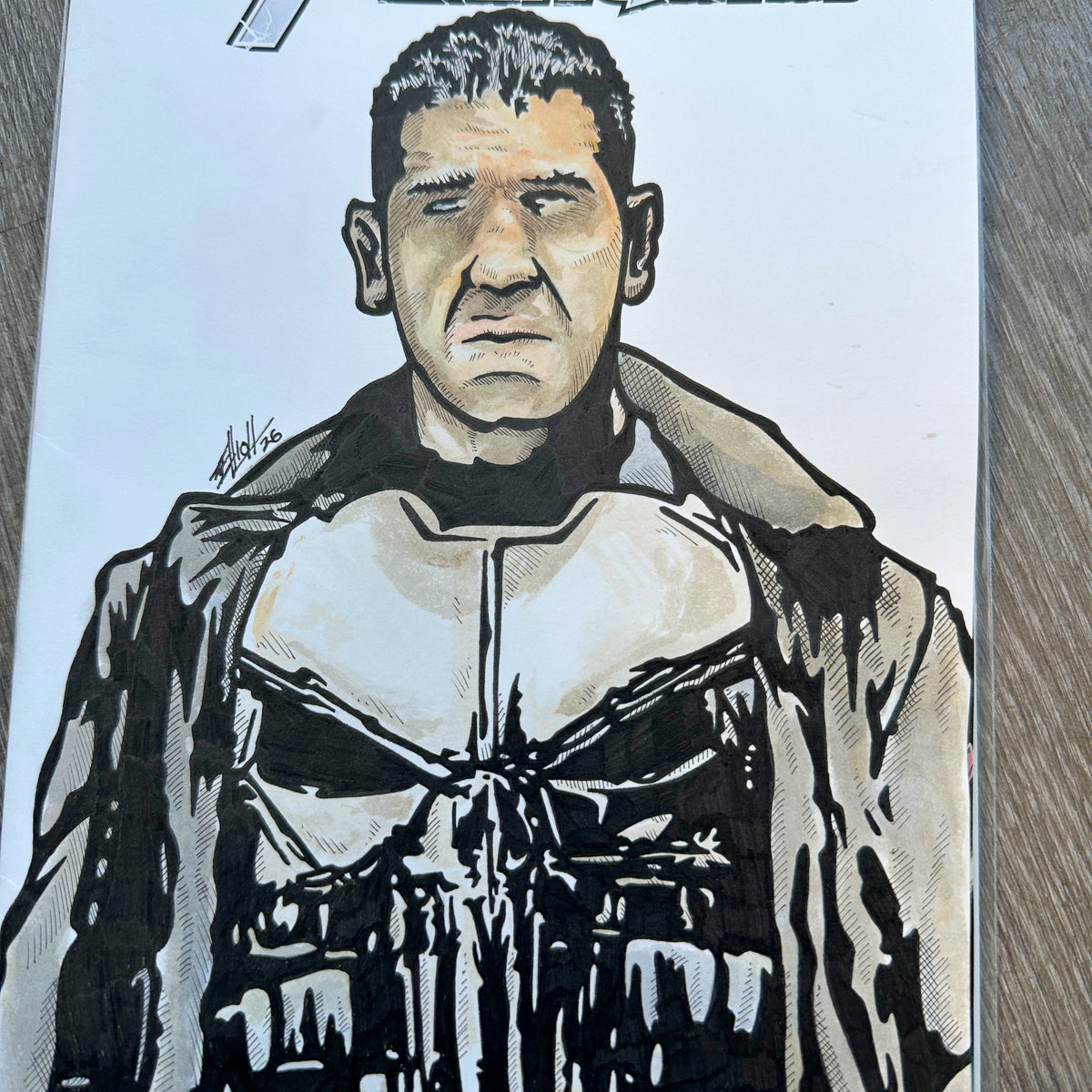 PUNISHER SKETCH COVER