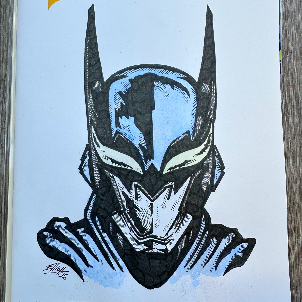 IMMORTAL LEGEND BATMAN SKETCH COVER 1