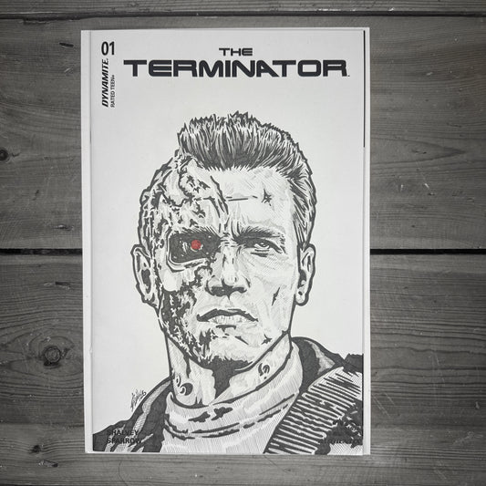 THE TERMINATOR SKETCH COVER