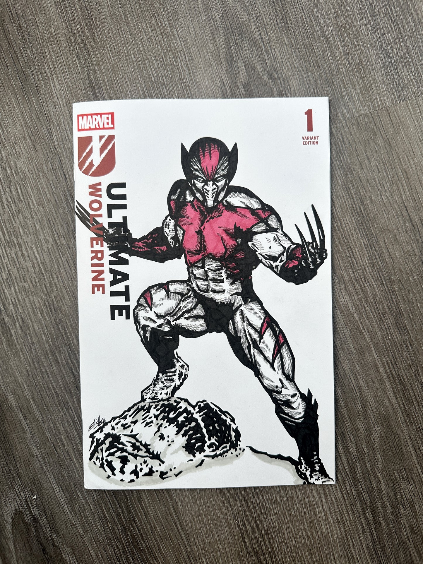 ABSOLUTE WOLVERINE #1 SKETCH COVER