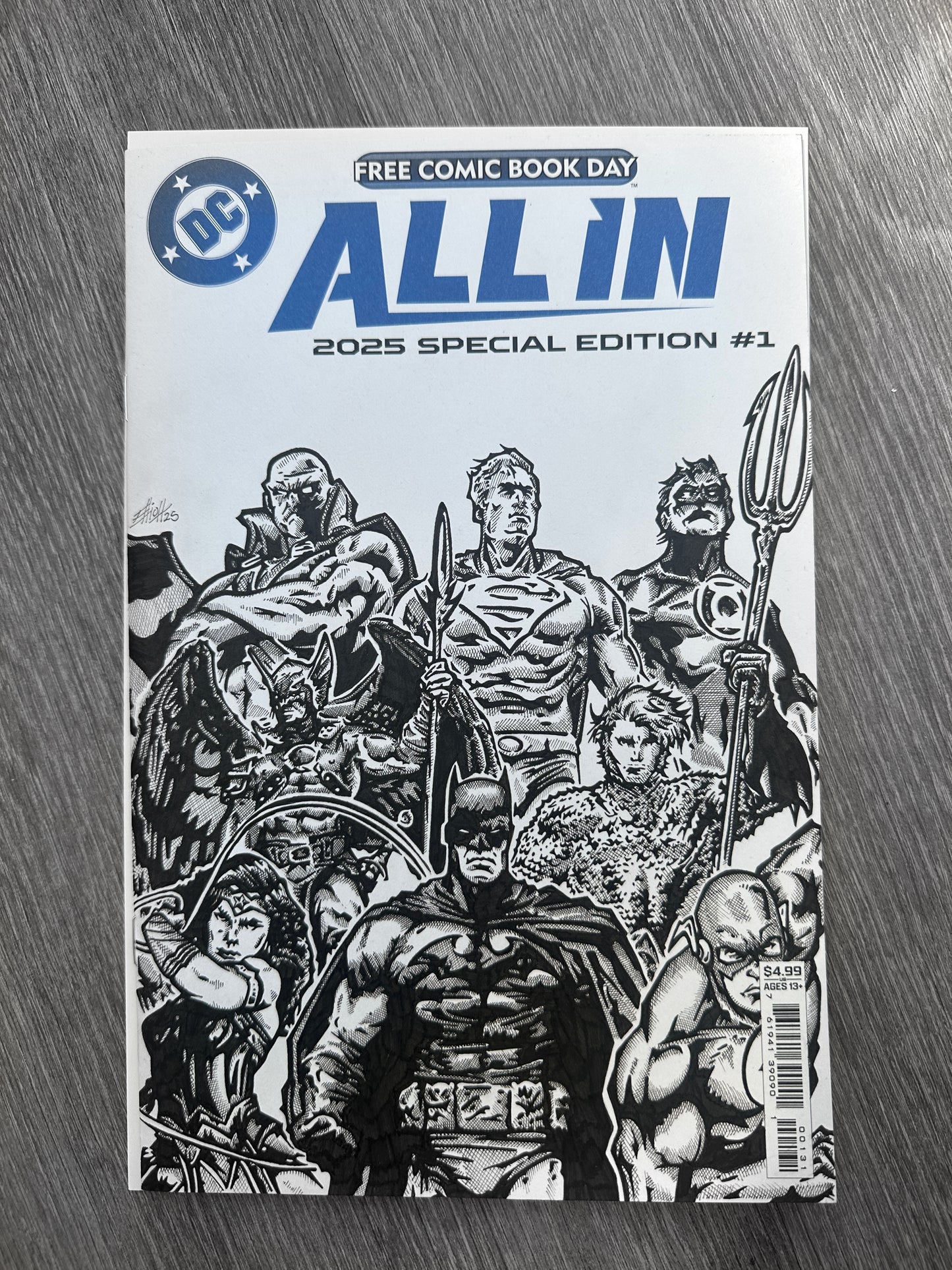DC Heroes and Villains Sketch cover