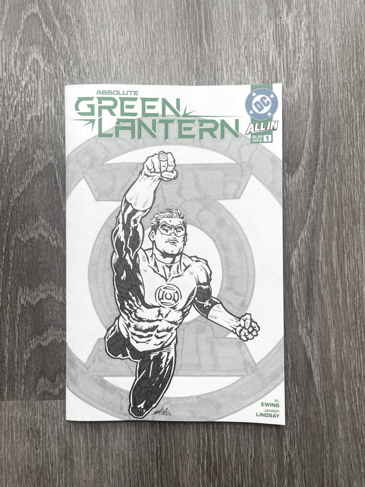 ABSOLUTE GREEN LANTERN #1 SKETCH COVER