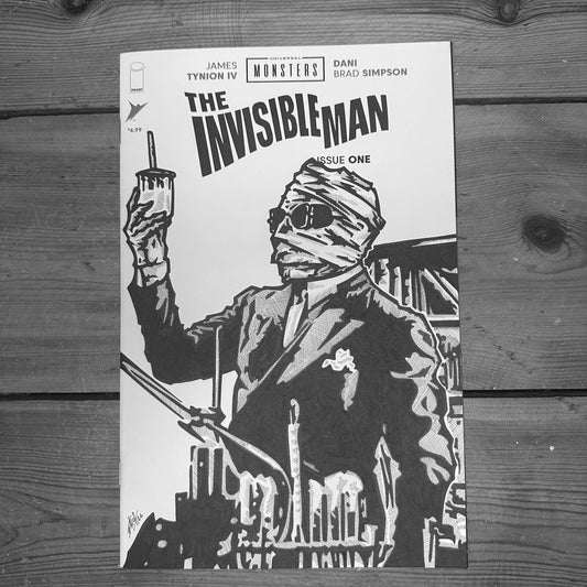 INVISIBLE MAN SKETCH COVER