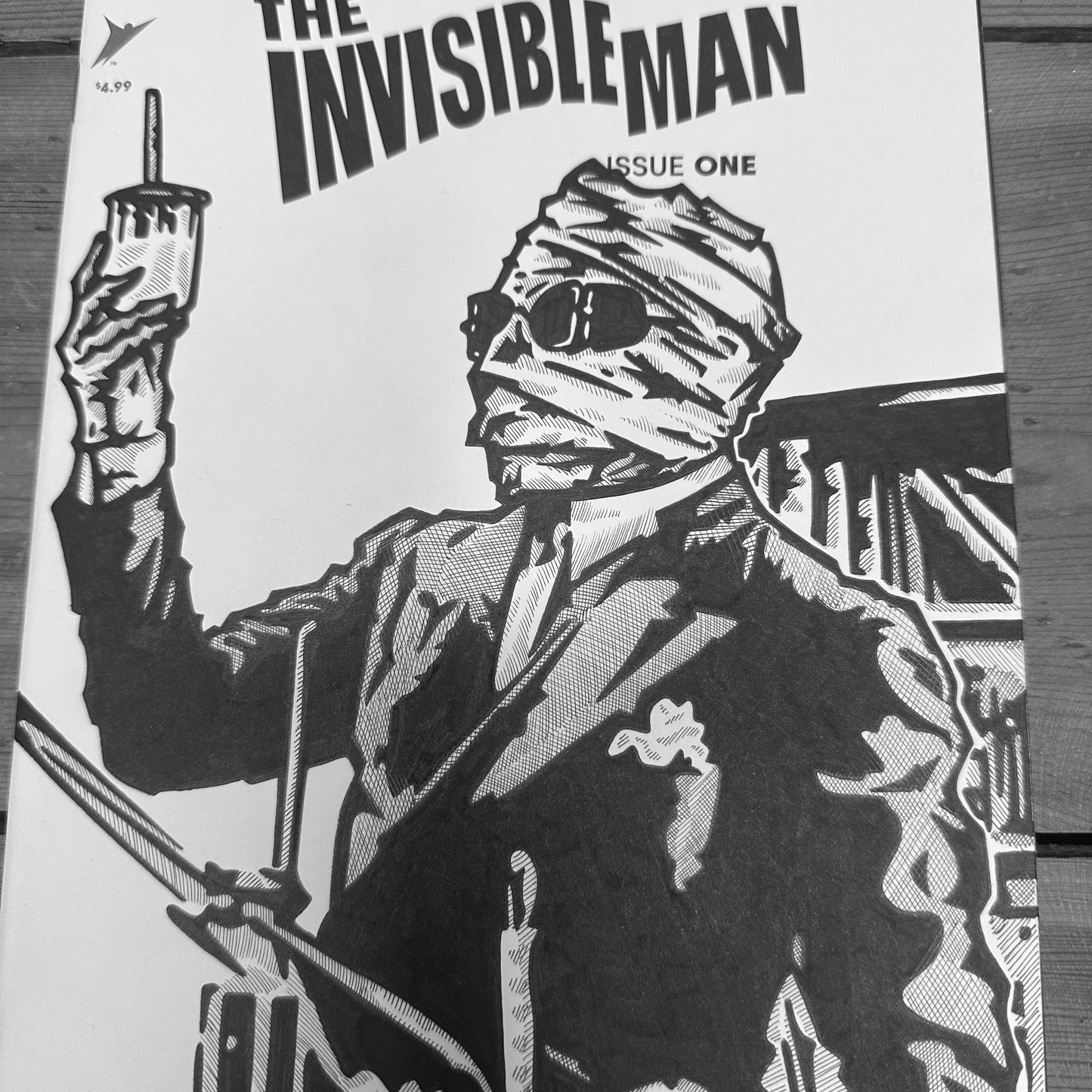 INVISIBLE MAN SKETCH COVER