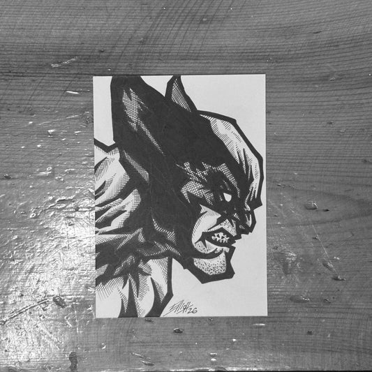 WOLVERINE SKETCH CARD