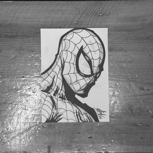 SPIDER-MAN SKETCH CARD