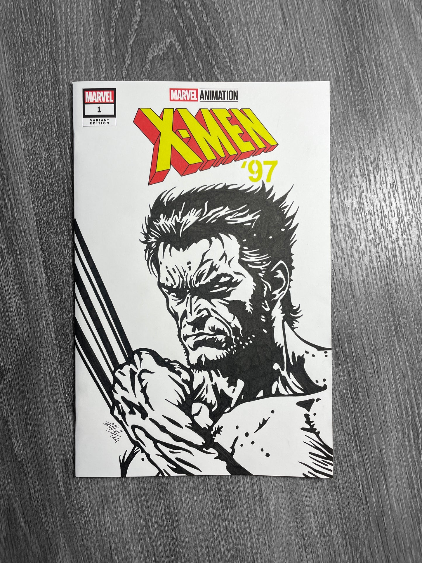WOLVERINE SKETCH COVER X-MEN 97 #1