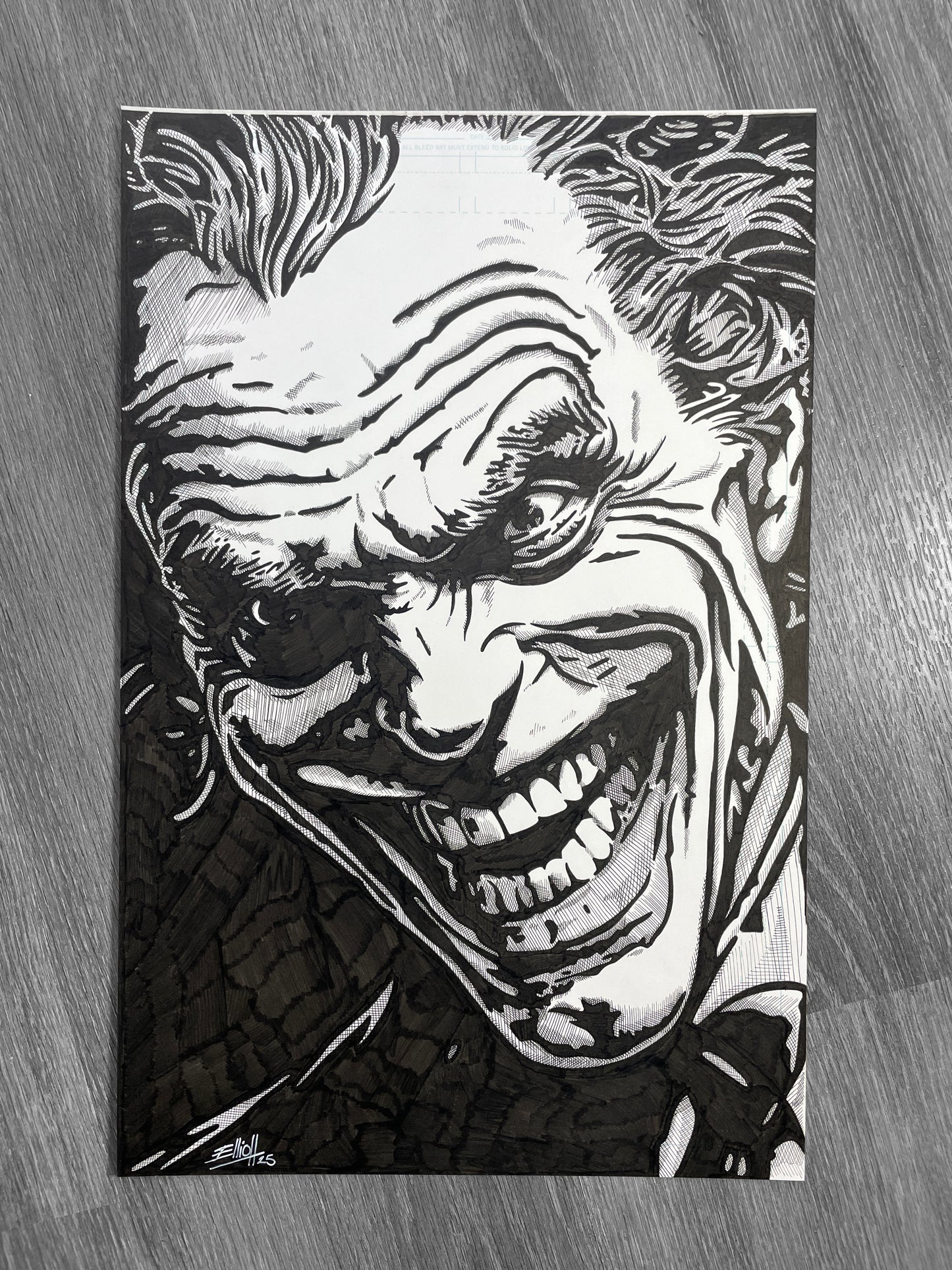THE JOKER ORIGINAL ART