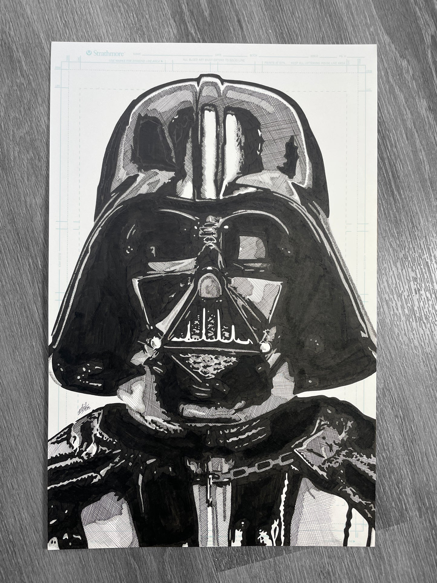 DARTH VADER ORIGINAL ART
