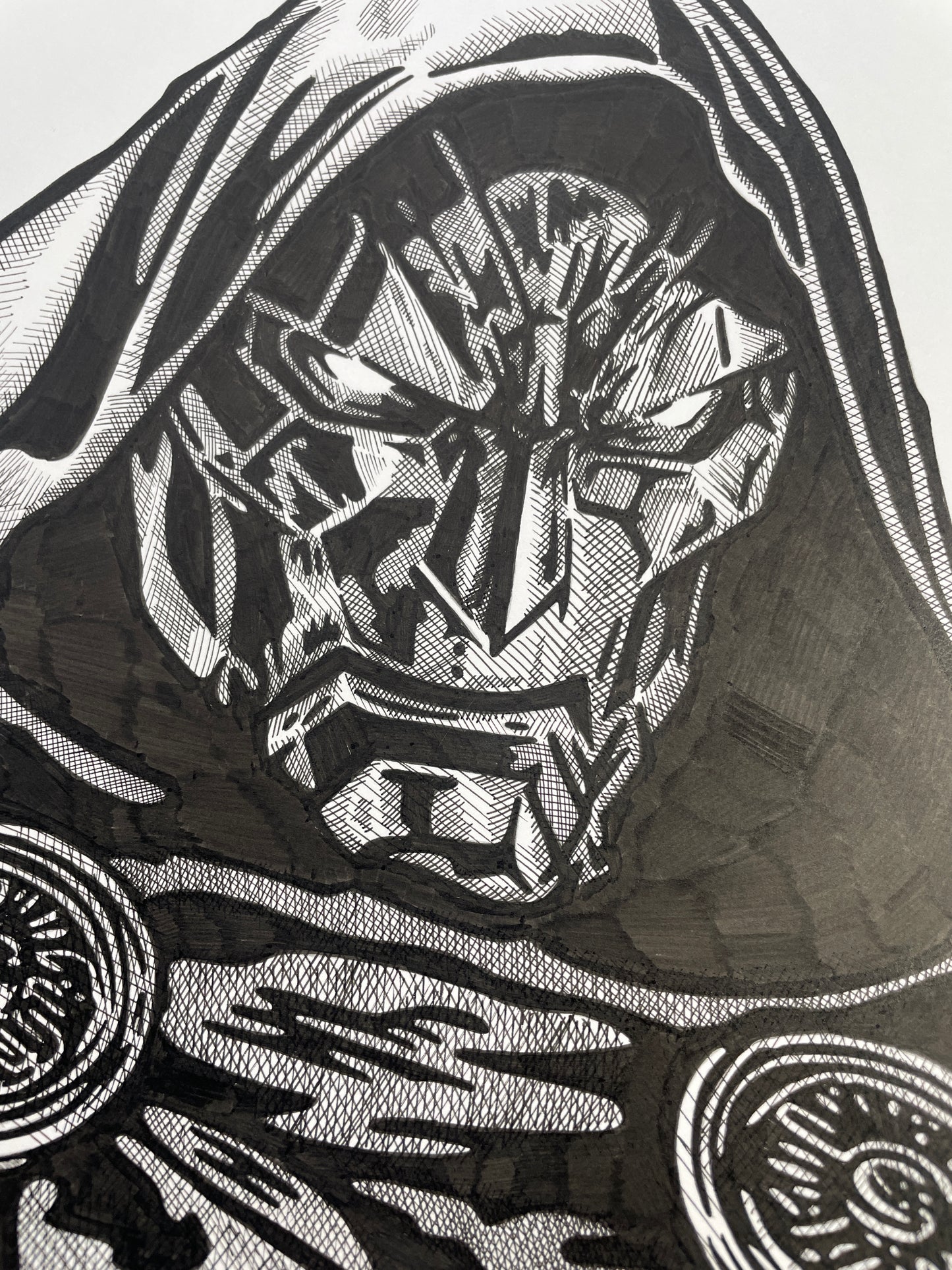 DOCTOR DOOM ORIGINAL ART